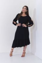 Vestido Midi Blue Black